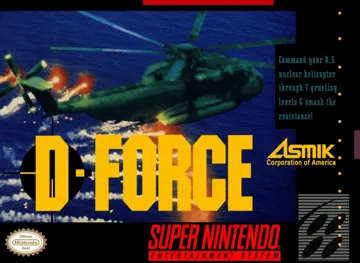 D-Force (USA) box cover front